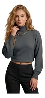 SWEATER MUJER CUELLO REDONDO OTOÑO INVIERNO COLORES. 5116 - 3