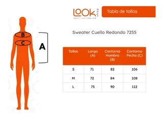 SWEATER HOMBRE CUELLO REDONDO. PULLOVER HILO 7255 - 6