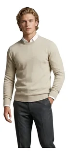 SWEATER HOMBRE CUELLO REDONDO, PULLOVER CLASICO 7250 - 1