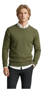 SWEATER HOMBRE CUELLO REDONDO, PULLOVER CLASICO 7250 - 1