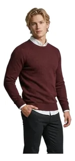 SWEATER HOMBRE CUELLO REDONDO, PULLOVER CLASICO 7250 - 1