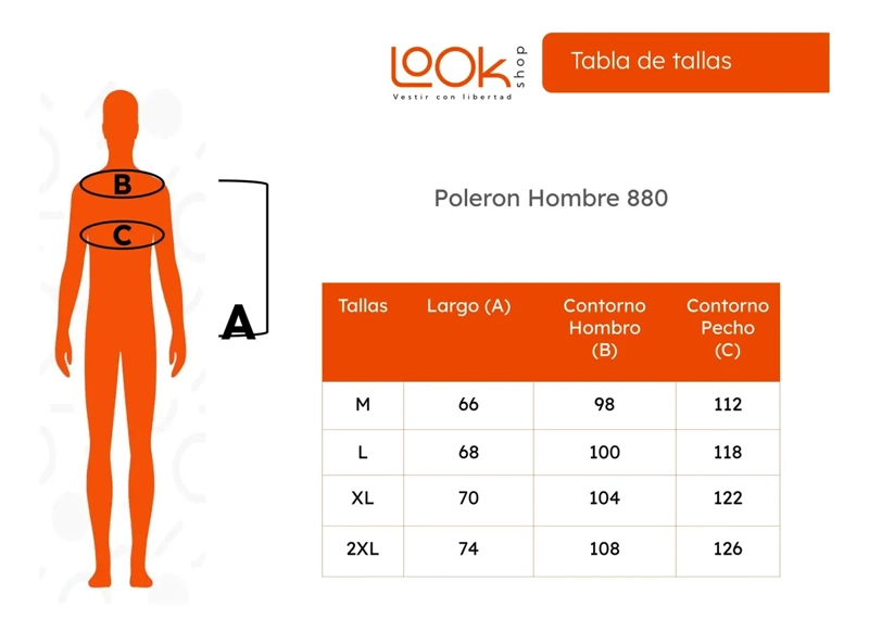 POLERON CANGURO CON CAPUCHA LIVIANO. SIN POLAR HOMBRE 880 - 5