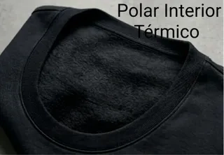 PACK 3 CAMISETA POLAR MANGA LARGA HOMBRE Y JUVENIL FORRO POLAR 006 - 6