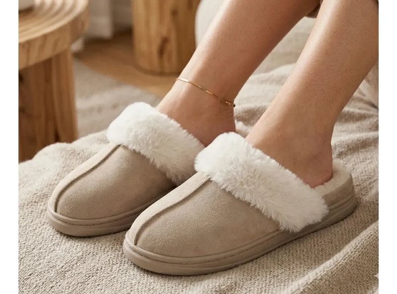 PANTUFLAS MUJER INVIERNO CHIPORRO PELUCHE. PLATAFORMA 503 - 4