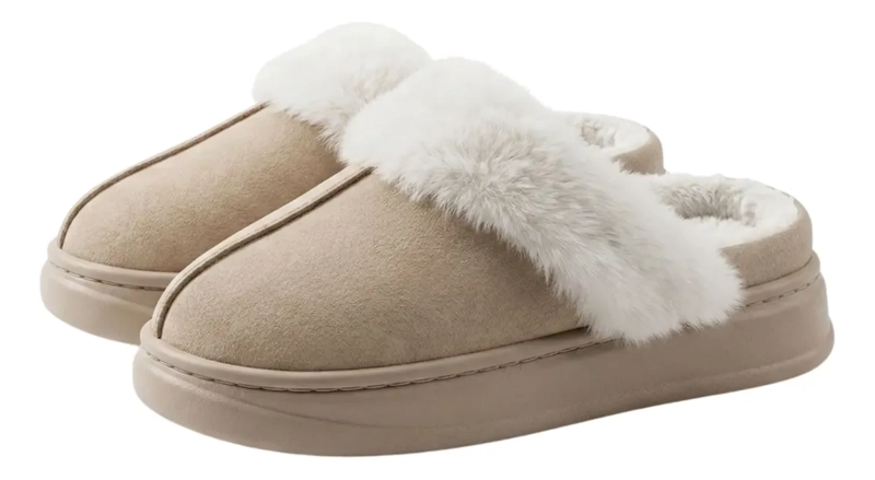 PANTUFLAS MUJER INVIERNO CHIPORRO PELUCHE. PLATAFORMA 503 - 6