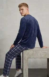 PIJAMA HOMBRE MICROPOLAR INVIERNO TERMICO 2 PIEZAS 5385 - 3