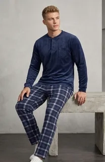PIJAMA HOMBRE MICROPOLAR INVIERNO TERMICO 2 PIEZAS 5385 - 4