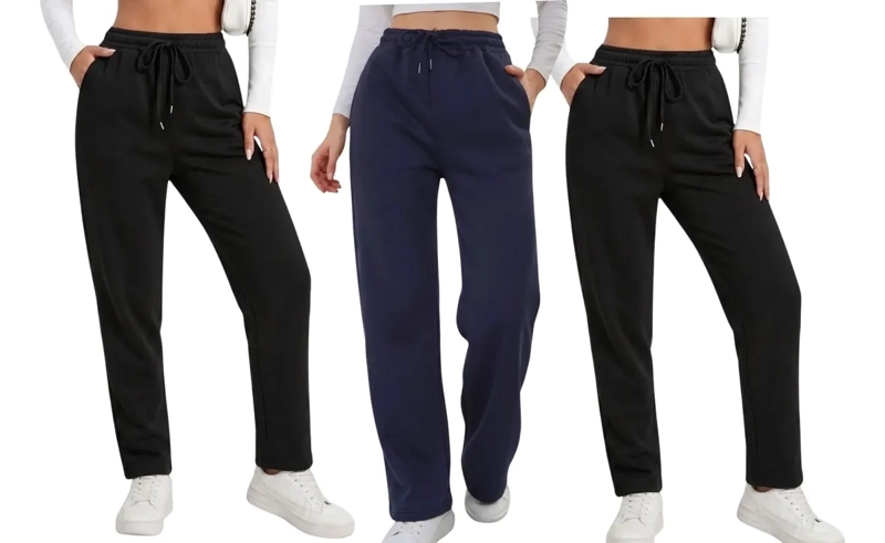 PACK 3 JOGGER BUZO MUJER. PANTALON RECTO FORRO POLAR OFERTA 138 - 2