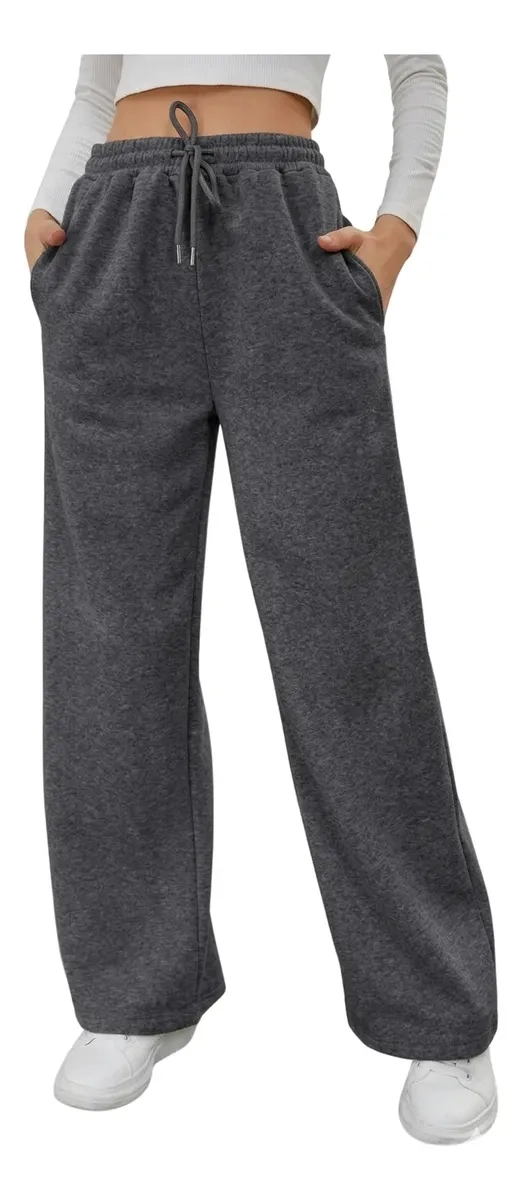 PANTALON JOGGER MUJER RECTO FORRO INTERIOR CORDERITO. GRUESO 8675 - 2