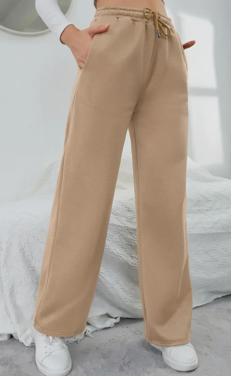 PANTALON JOGGER MUJER RECTO FORRO INTERIOR CORDERITO. GRUESO 8675 - 5