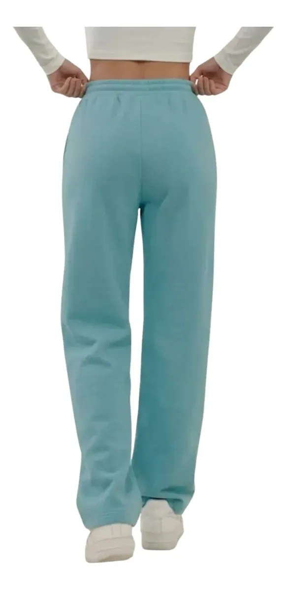 PANTALON JOGGER MUJER RECTO FORRO INTERIOR CORDERITO. GRUESO 8675 - 5
