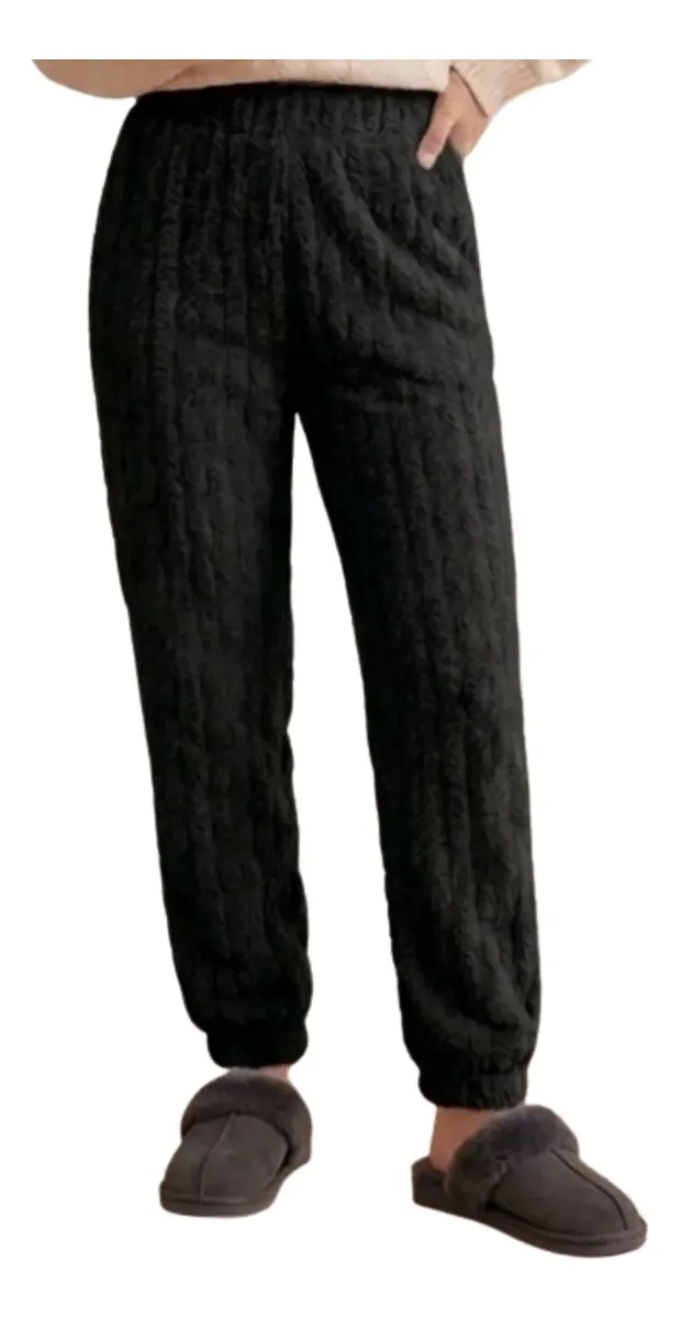 PIJAMA PANTALON DE DORMIR POLAR INVIERNO MUJER, HOMBRE 1085 - 1