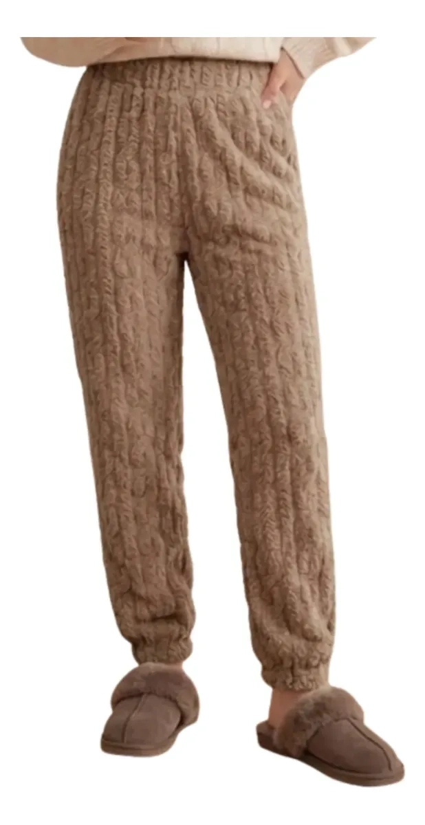 PIJAMA PANTALON DE DORMIR POLAR INVIERNO MUJER, HOMBRE 1085 - 1
