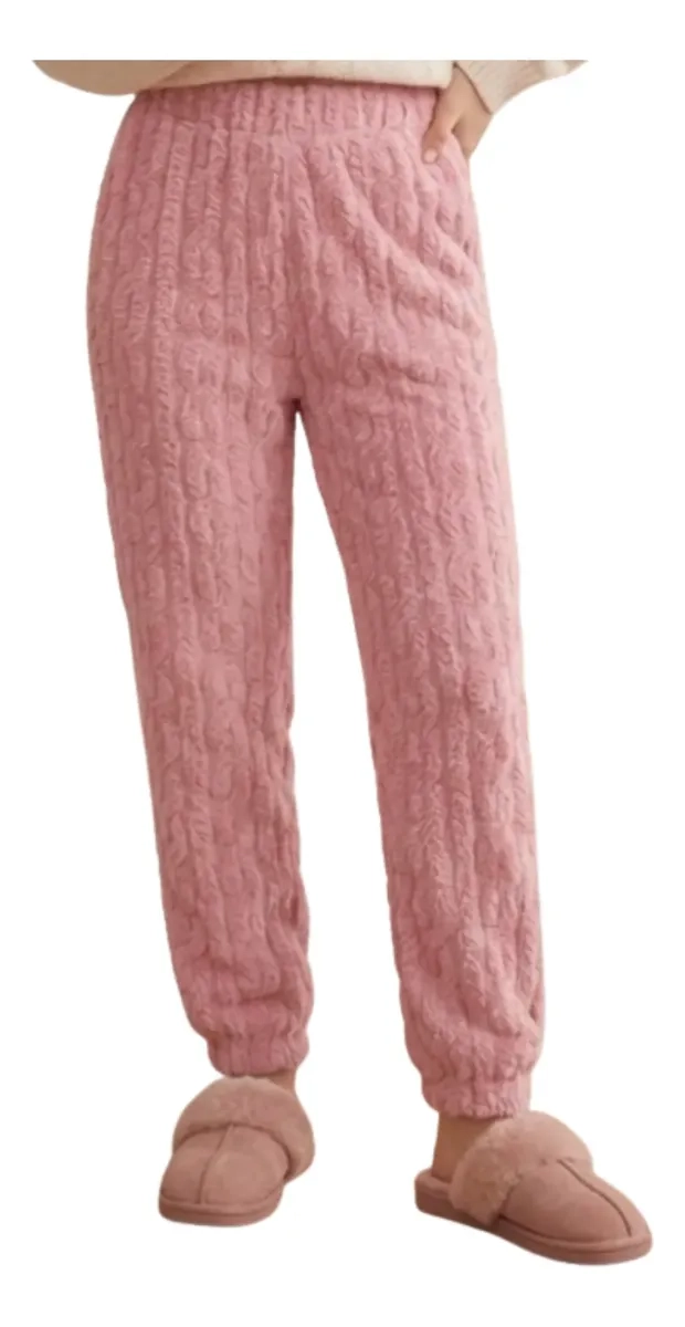 PIJAMA PANTALON DE DORMIR POLAR INVIERNO MUJER, HOMBRE 1085 - 1