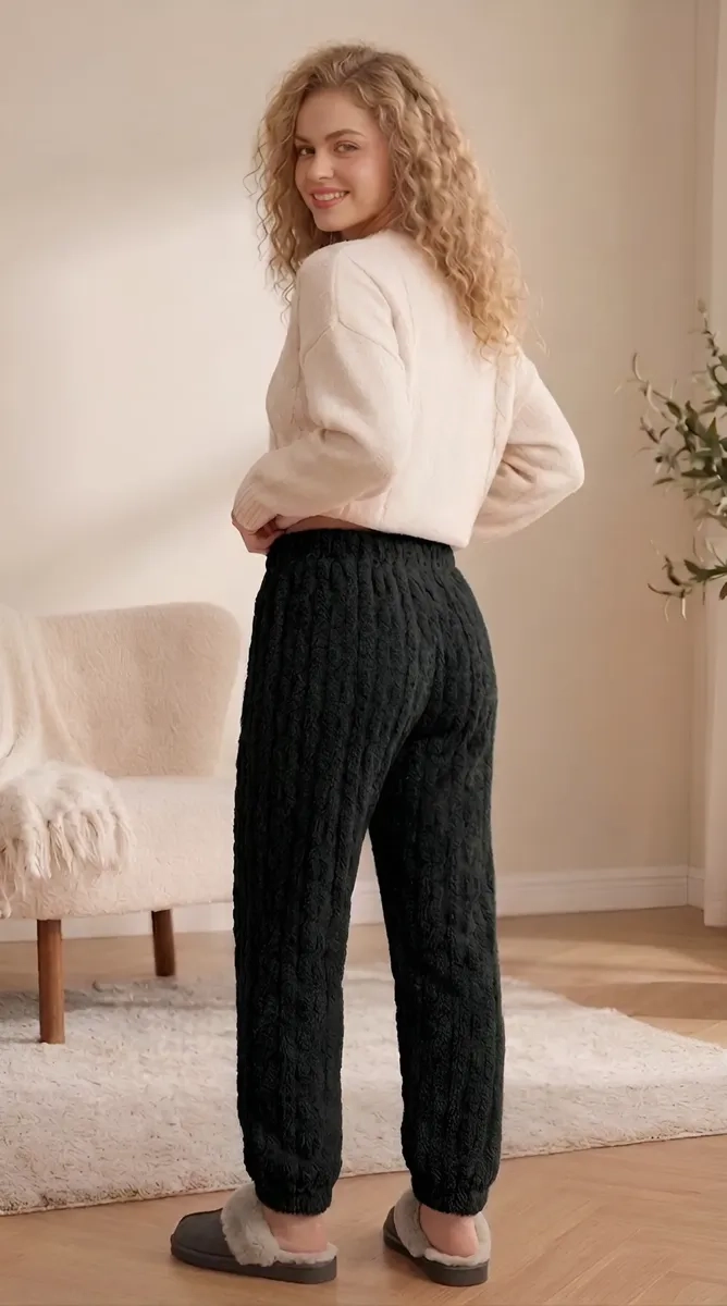 PIJAMA PANTALON DE DORMIR POLAR INVIERNO MUJER, HOMBRE 1085 - 3