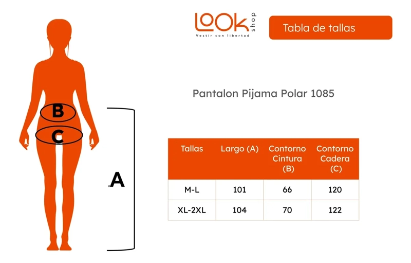PIJAMA PANTALON DE DORMIR POLAR INVIERNO MUJER, HOMBRE 1085 - 7
