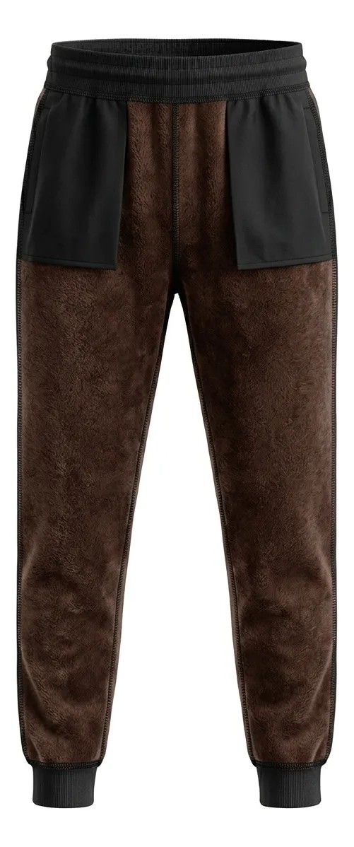 PANTALON JOGGER JUVENIL, NIÑO. FORRO PIEL, TERMICO INVIERNO 0791 - 6