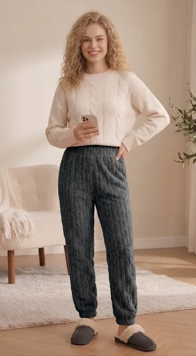 PACK 3 PIJAMA PANTALON DE DORMIR POLAR INVIERNO MUJER 1085 - 6