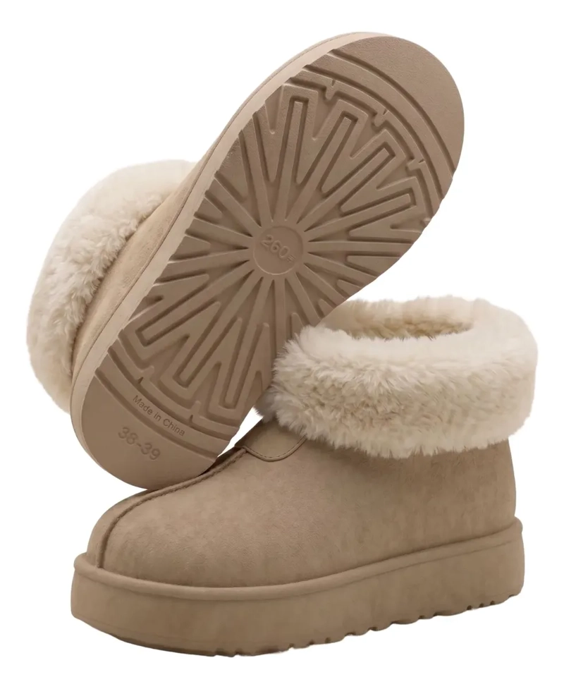 PACK 2 BOTIN MUJER PANTUBOTA CHIPORRO FORRADO, TERMICAS 536 - 2