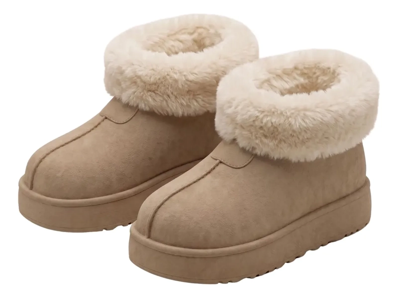 PACK 2 BOTIN MUJER PANTUBOTA CHIPORRO FORRADO, TERMICAS 536 - 4