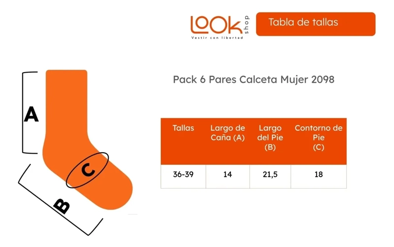 PACK 6 PARES CALCETINES DE LANA TERMICOS GRUESOS INVIERNO 2098 - 6