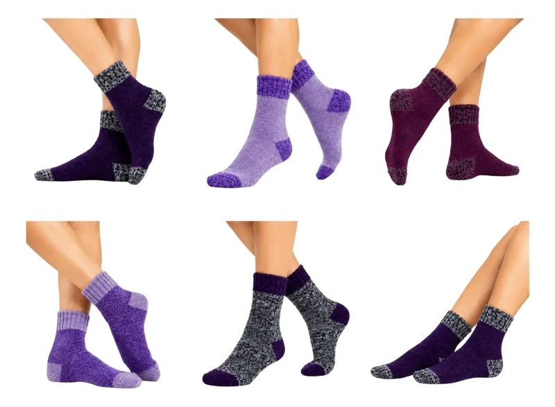 PACK 12 PARES CALCETAS DE LANA TERMICOS GRUESOS INVIERNO 2098 - 4