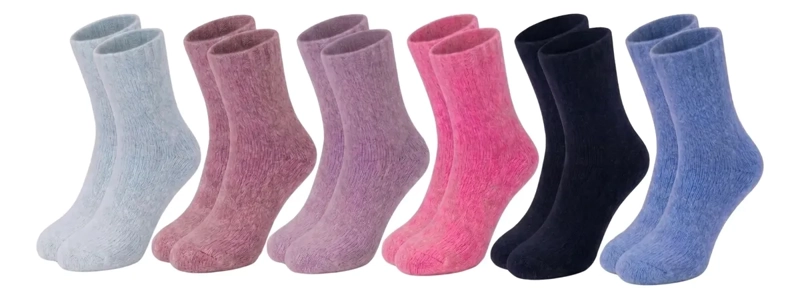 PACK 6 PARES CALCETAS DE LANA, TERMICAS INVIERNO PREMIUM 1930 - 2