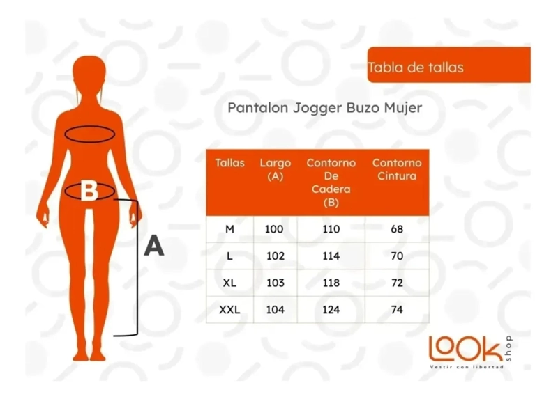 PANTALON BUZO MUJER RECTO SLIM FORRO POLAR 676 - 8