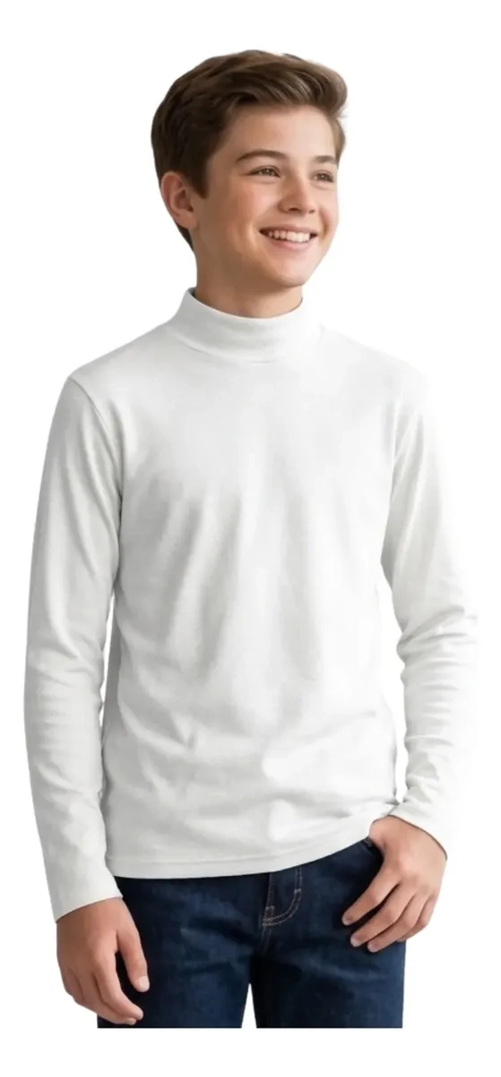 CAMISETA BEATLE HOMBRE JUVENIL. ALGODON MANGA LARGA 9670 - 1