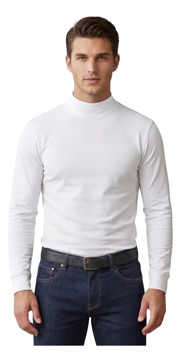 CAMISETA BEATLE HOMBRE JUVENIL. ALGODON MANGA LARGA 6516 - 1
