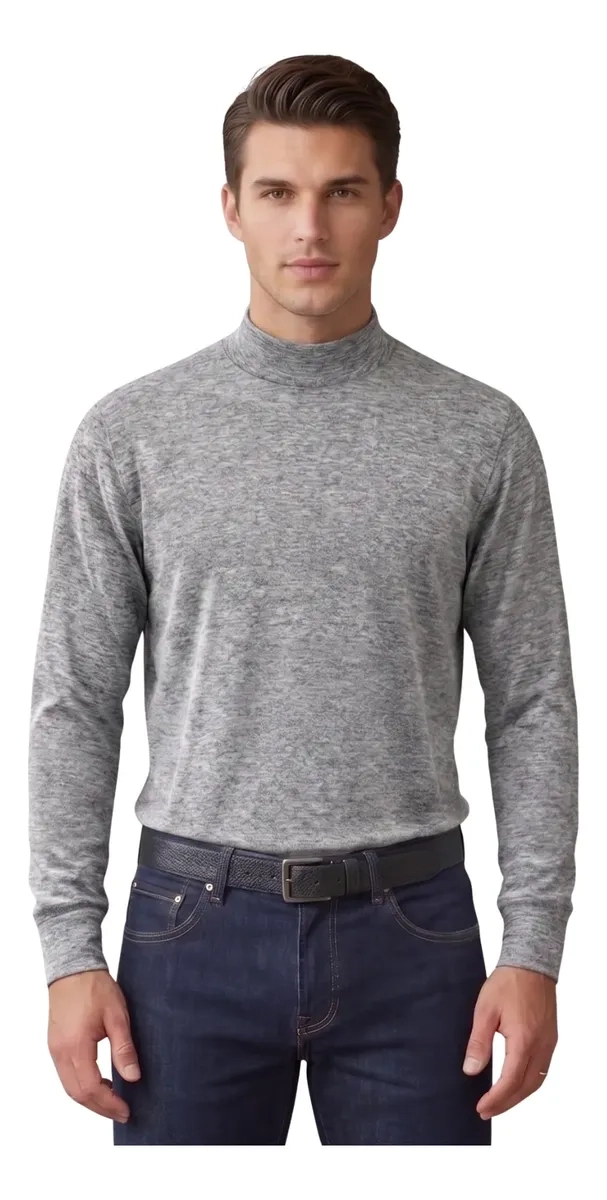 CAMISETA BEATLE HOMBRE JUVENIL. ALGODON MANGA LARGA 6516 - 1