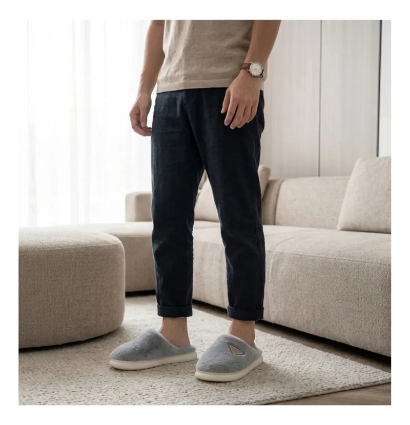 PANTUFLAS CHIPORRO ZAPATILLAS DE LEVANTARSE HOMBRE 811 - 3