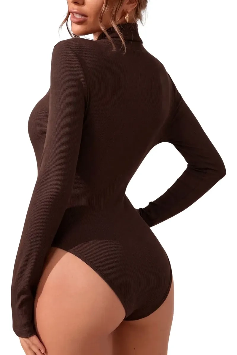 BODY MANGA LARGA MUJER CUELLO ALTO AJUSTABLE MORLEY PREMIUM 9023 - 5