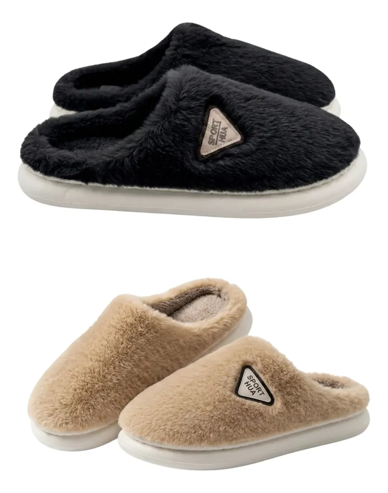 PACK 2 PANTUFLAS CHIPORRO HOMBRE INVIERNO CASUAL CONFORT 811 - 1