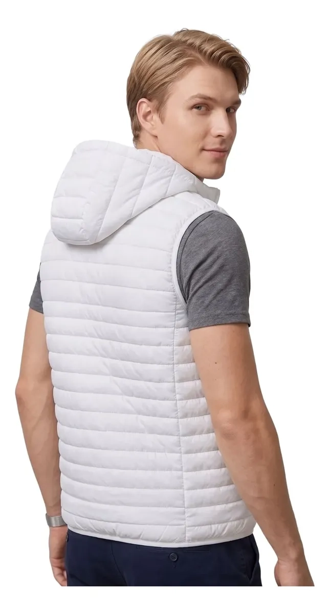 PARKA SIN MANGAS HOMBRE. CHAQUETA PREMIUM EXCELENTE CALIDAD H72 - 3
