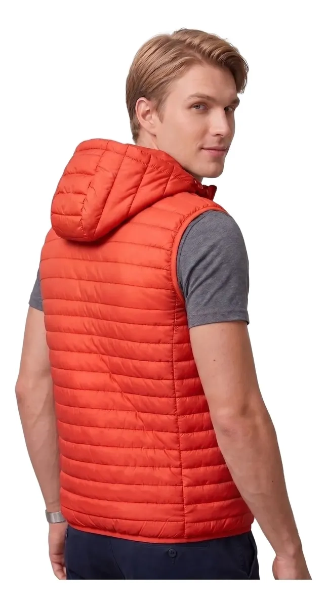 PARKA SIN MANGAS HOMBRE. CHAQUETA PREMIUM EXCELENTE CALIDAD H72 - 3