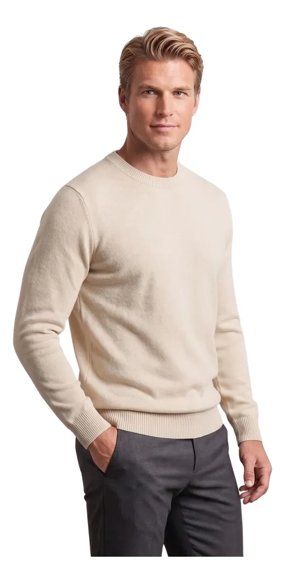 SWEATER TEJIDO HOMBRE CUELLO REDONDO COLORES 188 - 3