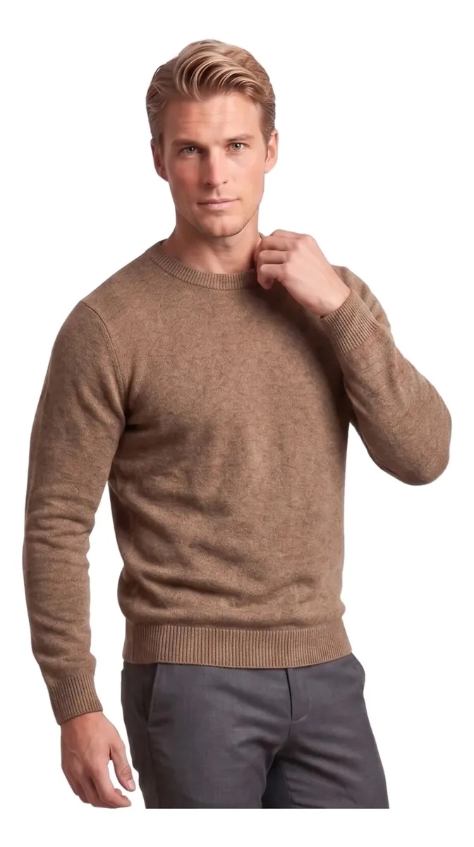 SWEATER TEJIDO HOMBRE CUELLO REDONDO COLORES 188 - 3