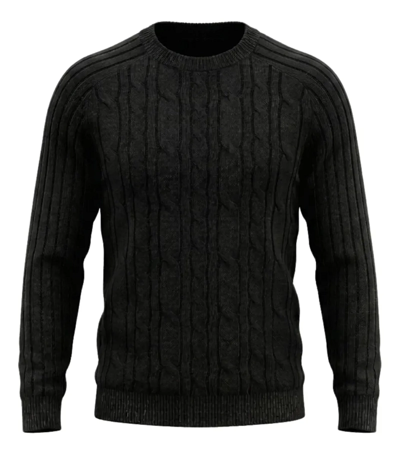 SWEATER HOMBRE CHALECO LANA. DISEÑO TRENZADO INVIERNO 7261 - 5