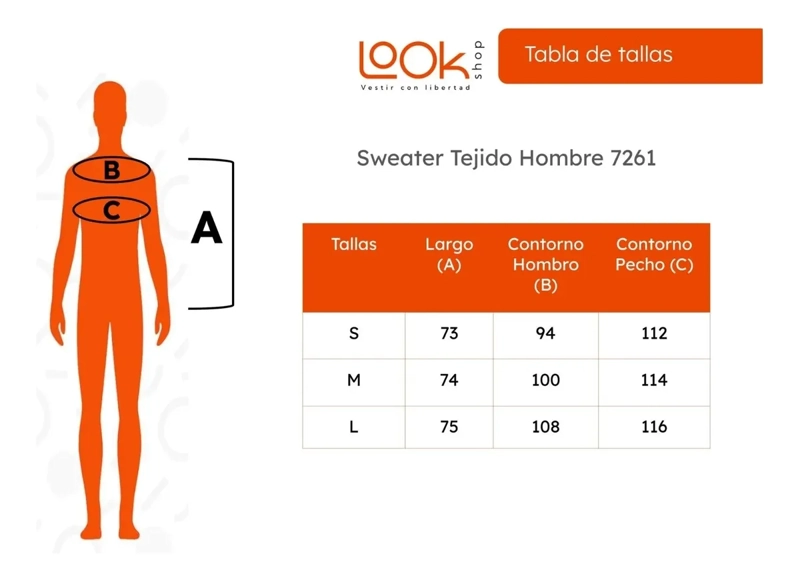 SWEATER HOMBRE CHALECO LANA. DISEÑO TRENZADO INVIERNO 7261 - 6