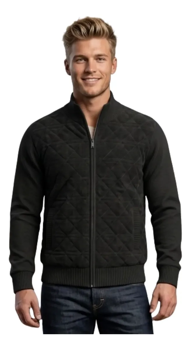 CHAQUETA HOMBRE TIPO CHALECO LANA. FORRO PELUDO INTERIOR 7277 - 1