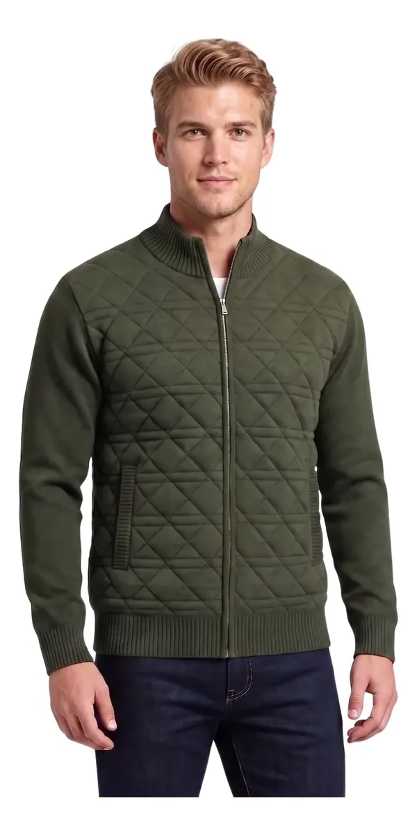 CHAQUETA HOMBRE TIPO CHALECO LANA. FORRO PELUDO INTERIOR 7277 - 1