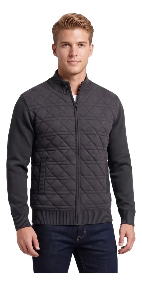 CHAQUETA HOMBRE TIPO CHALECO LANA. FORRO PELUDO INTERIOR 7277 - 1
