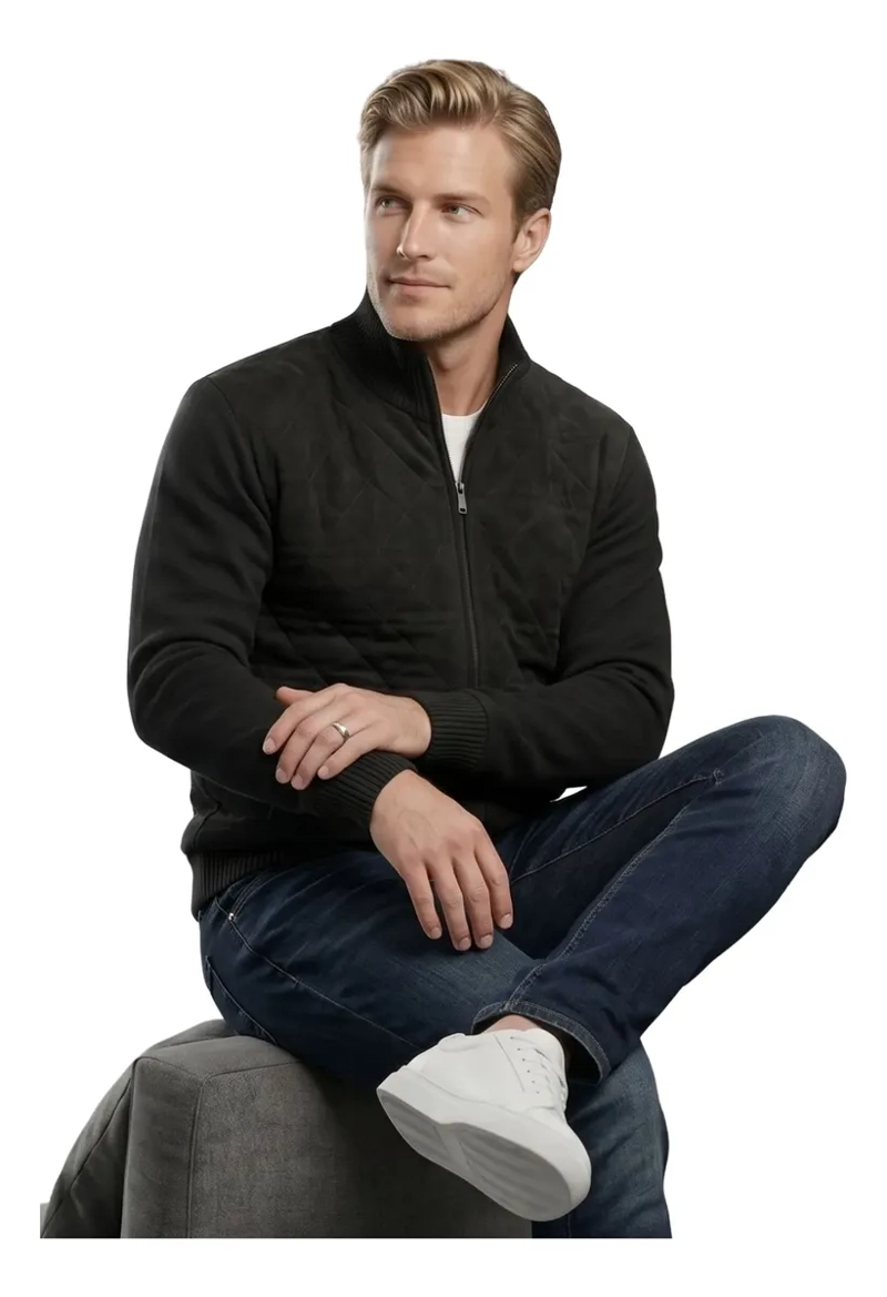 CHAQUETA HOMBRE TIPO CHALECO LANA. FORRO PELUDO INTERIOR 7277 - 2