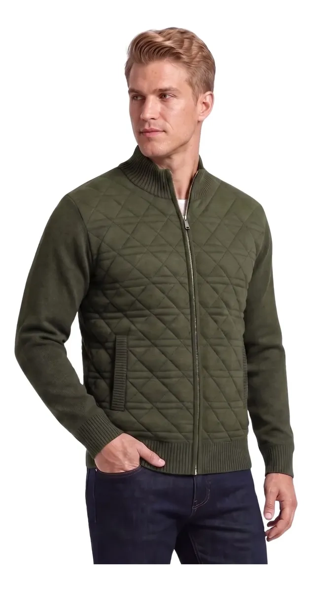 CHAQUETA HOMBRE TIPO CHALECO LANA. FORRO PELUDO INTERIOR 7277 - 2