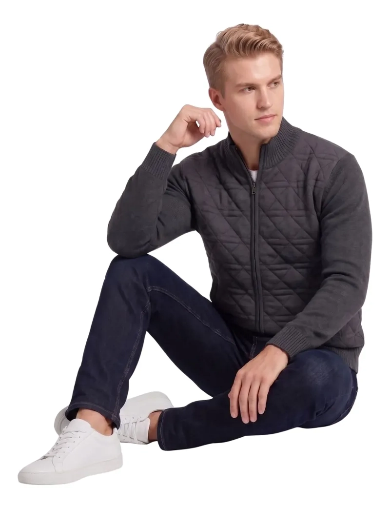 CHAQUETA HOMBRE TIPO CHALECO LANA. FORRO PELUDO INTERIOR 7277 - 2