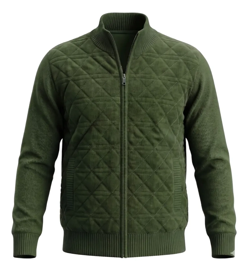 CHAQUETA HOMBRE TIPO CHALECO LANA. FORRO PELUDO INTERIOR 7277 - 5