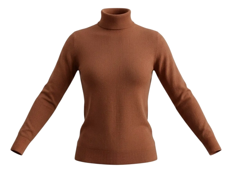 BEATLE MUJER, CUELLO TORTUGA, TEJIDO ALGODON PREMIUM 6019 - 4
