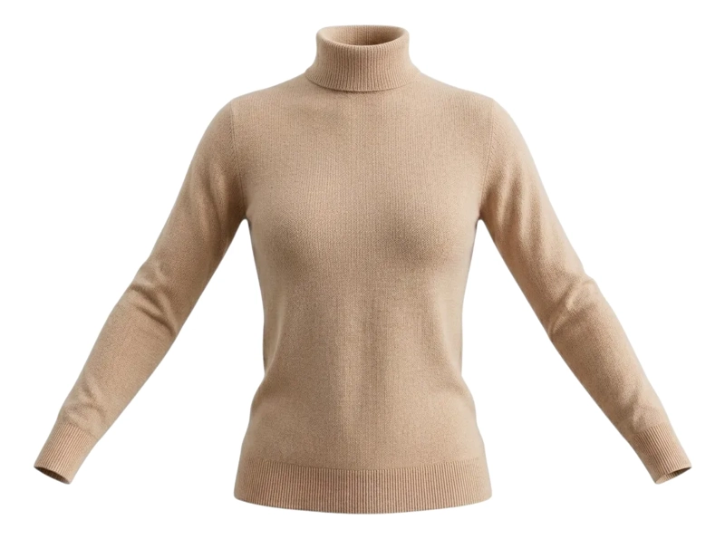 BEATLE MUJER, CUELLO TORTUGA, TEJIDO ALGODON PREMIUM 6019 - 4