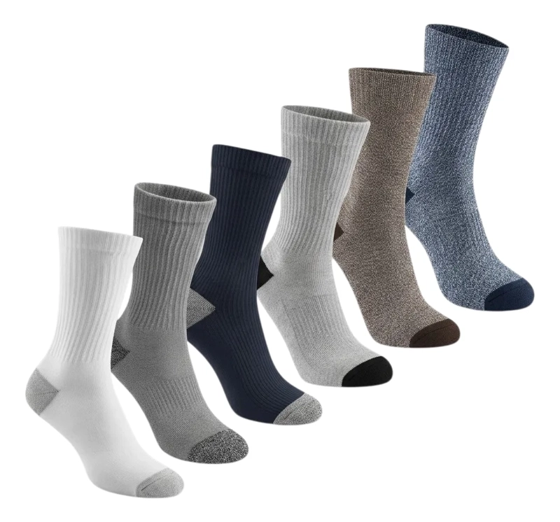PACK 6 PARES CALCETA, PREMIUM ANTIBACTERIALES, SIN COSTURA 0573 - 1